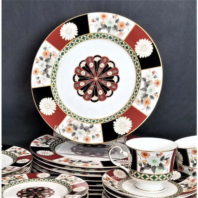 Complete Service for 8 Mikasa Shogun Bone China A6851 Chairish