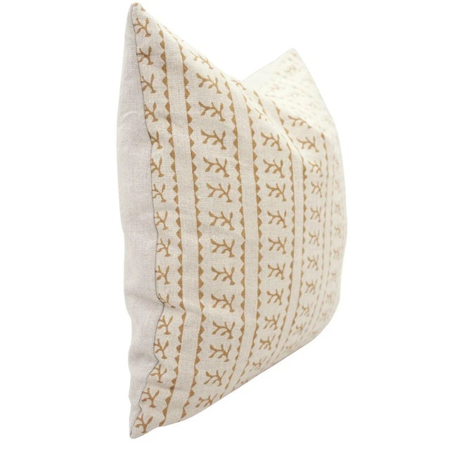 Add a touch of artisanal charm to your living space with the Phool Daali Handmade Block Print Pillow Cover from Fabdivine....