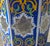 Cobalt Blue Moroccan Hand-Painted Accent Table For Sale - Image 4 of 6