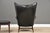 1960s 1960s h.w. Klein Bramin Leather Black Lounge Chair and Ottoman For Sale - Image 5 of 13
