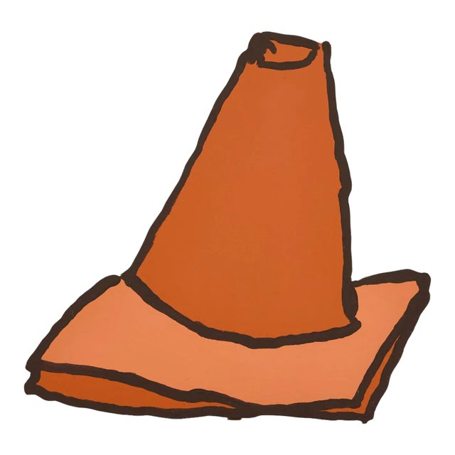 Kyle Bravo Traffic Cone Sculpture For Sale
