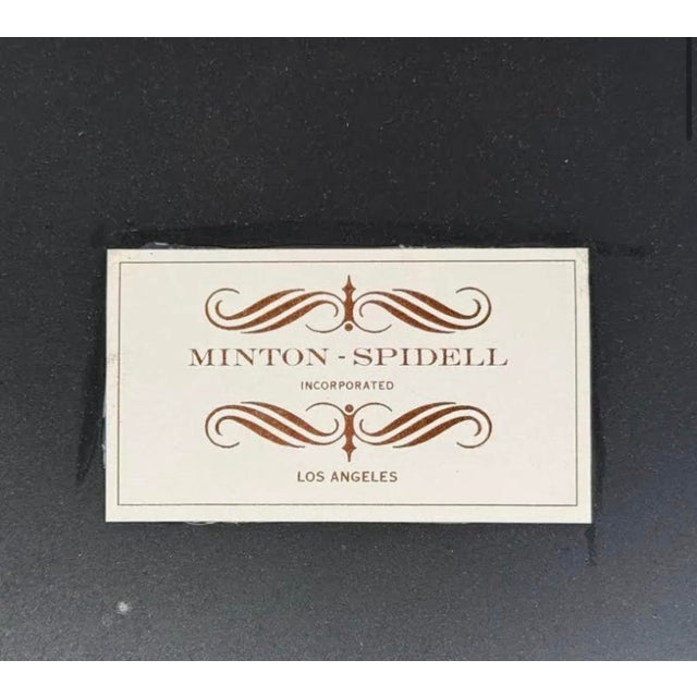 Minton-Spidell Regency Style Faux Burl Console Table With Pull-Out Shelf, Drawer & Lower Tier For Sale - Image 12 of 12