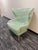 Custom Stewart Furniture Wingback in Thibaut Fabric For Sale - Image 14 of 14