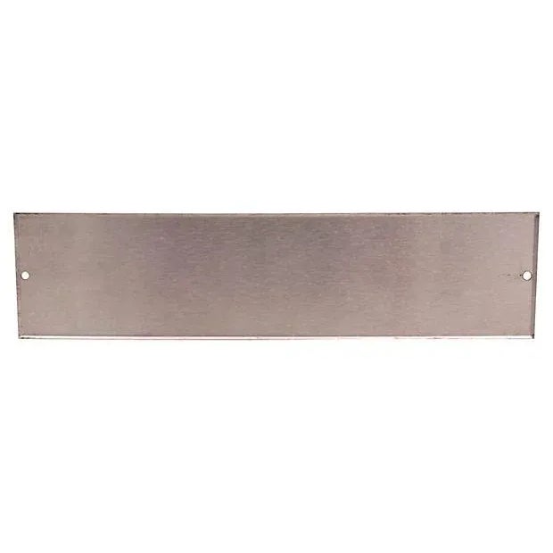 Vintage old store stock one-sided stainless steel metal sign with screened "Cashier." Holes for attaching. Wear,...