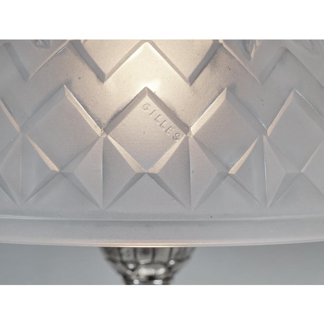 French Art Deco Table Lamp by P. Gilles & Degue 1925 France - A Pair For Sale - Image 10 of 10