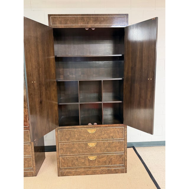Extraordinary Pair of Mastercraft Wardrobes, Circa 1970's For Sale In Cleveland - Image 6 of 11