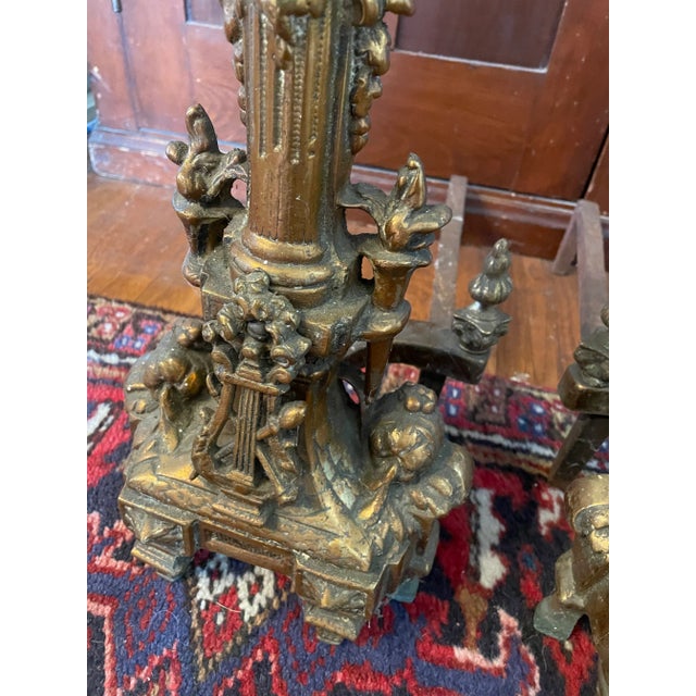 Metal 19th Century French Bronze Androids For Sale - Image 7 of 7