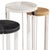 Regina Andrew Andres Hair on Hide Mixer Table Set, Polished Nickel For Sale - Image 4 of 7