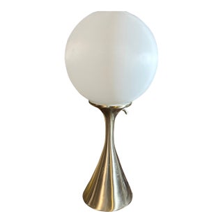 1960s Mid-Century Modern Laurel Lamp Co. Tulip Mushroom Table Lamp With Original Hang Tag For Sale