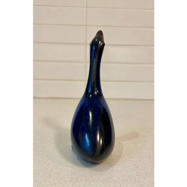 Blue Vintage 1990s Howard Pierce Porcelain Geese - A Pair For Sale - Image 8 of 12