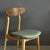 Wood Dining Chairs in Wooden Frame and Fabric Seat, 1960s, Set of 4 For Sale - Image 7 of 10