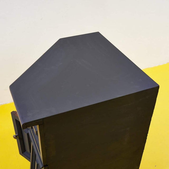 Wooden Corner Cabinet, 1980s For Sale - Image 5 of 6