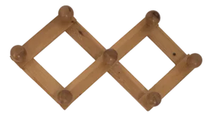 Vintage Pine Coat Rack
