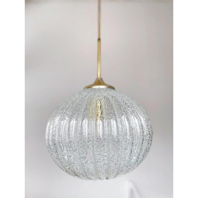 This elegant vintage pendant lamp was produced by DORIA Leuchten, one of Germany’s most respected lighting manufacturers...