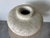 1980s Postmodern Organic Textured White Plaster Vase For Sale - Image 4 of 11