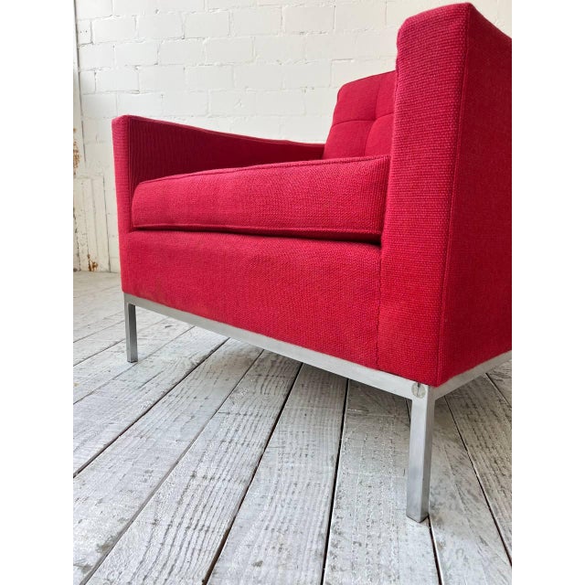 Model 1205C Easy Chair and 1205C Sofa by Florence Knoll for Knoll Inc., 1970s, Set of 2 For Sale - Image 10 of 18