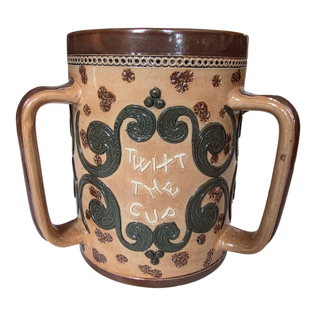 Doulton Lambeth "Twit the Cup" Drinking Mug For Sale
