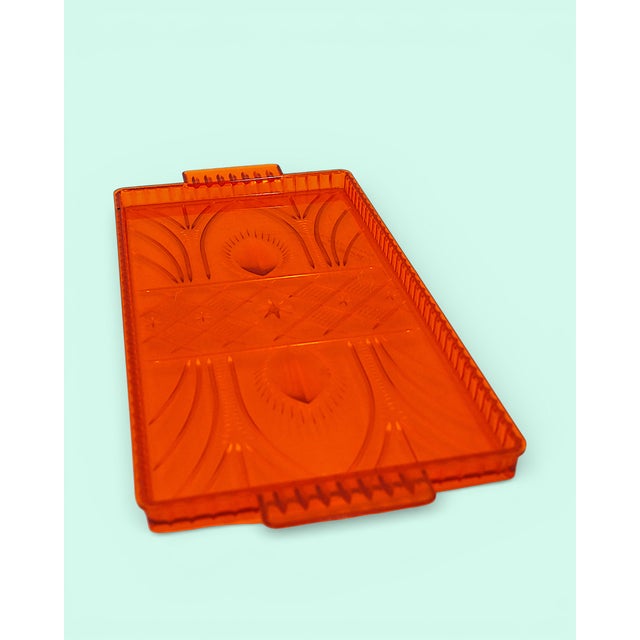 Vintage Polish Space Age Dessert Trays, 1973, Set of 5 For Sale - Image 12 of 18