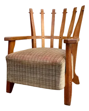 Rest Armchair attributed to Guillerme and Chambron, 1950s