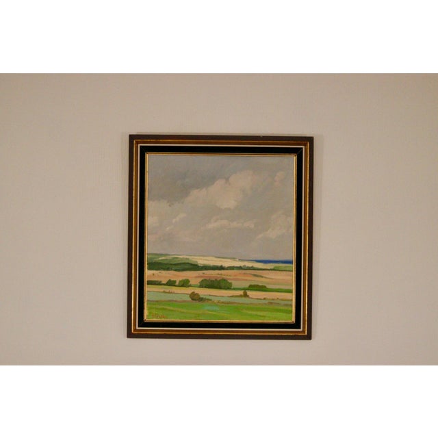 Erik Walter Persson, Serene Landscape, 1960s, Oil on Canvas , Framed For Sale - Image 16 of 18