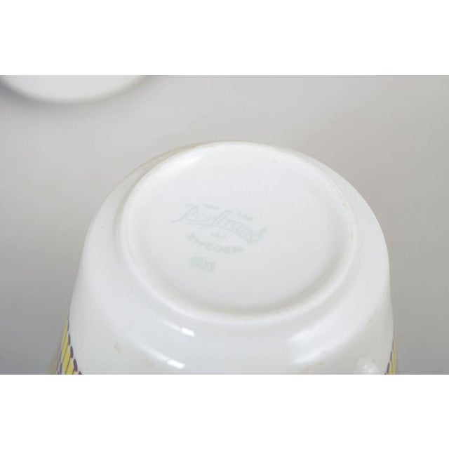 Mandarin Teacups with Saucers from Marianne Westman for Rörstrand, 1960s, Set of 8 For Sale - Image 4 of 5