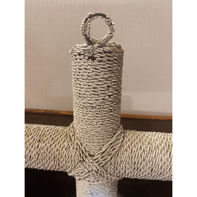 Early 20th Century Handmade Crucifix For Sale - Image 9 of 9