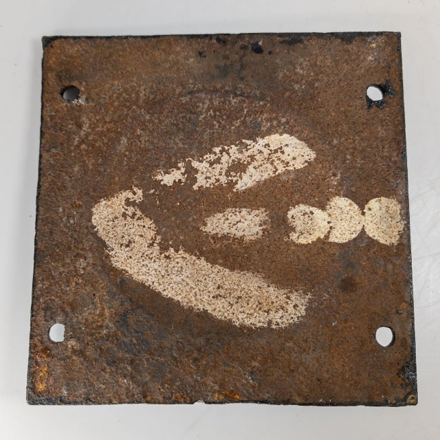 Black 19th Century Architectural Cast Iron Plaque Haberdasher's Company 1831 For Sale - Image 8 of 8