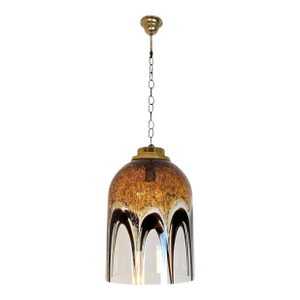 Murano Glass Pendant Chandelier, Mid Century - Italy