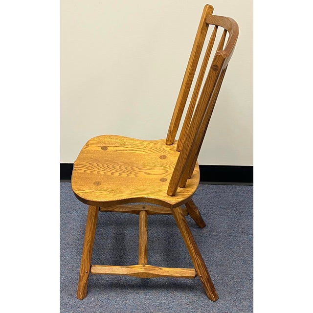 Hunt Country Rustic Windsor Side Chairs - A Pair For Sale - Image 10 of 12