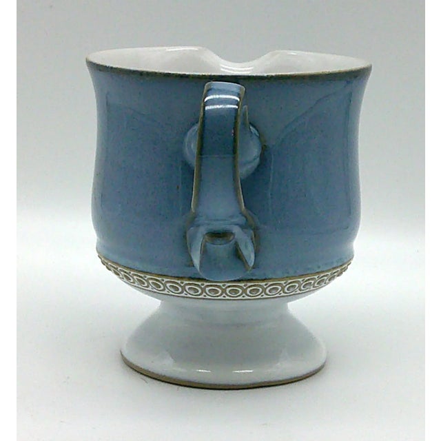 Late 20th Century Creamer Castile by Denby of England Castile Blue Pattern For Sale - Image 4 of 6