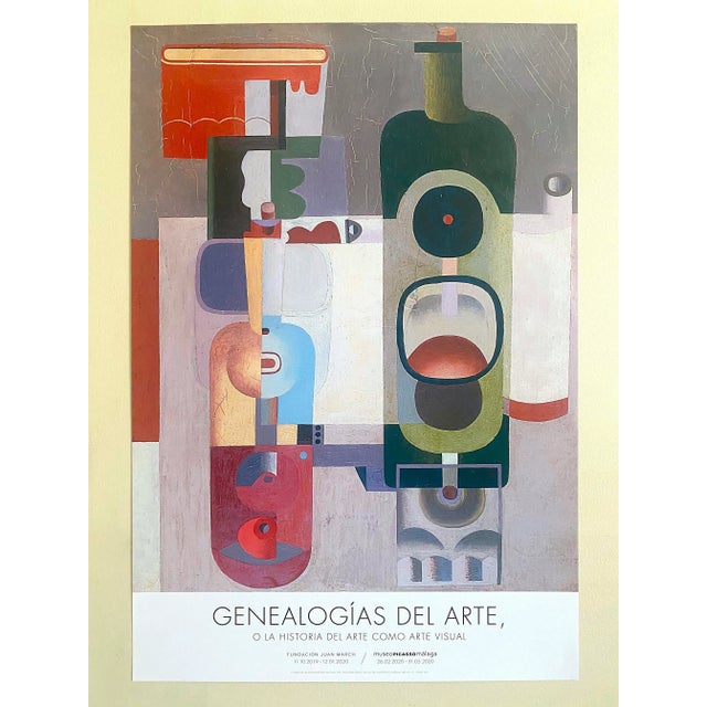 Le Corbusier Offset Lithograph Print Modernist Spain Exhibition Poster " Deux Bouteilles " 1926 For Sale - Image 9 of 10