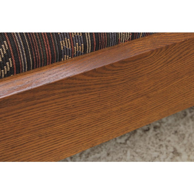 Wood Stickley Mission Oak Prairie Sofa For Sale - Image 7 of 18