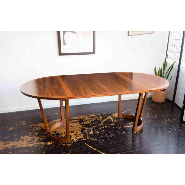 Vintage Mid Century Lane Rhythm Expandable Round Dining ...