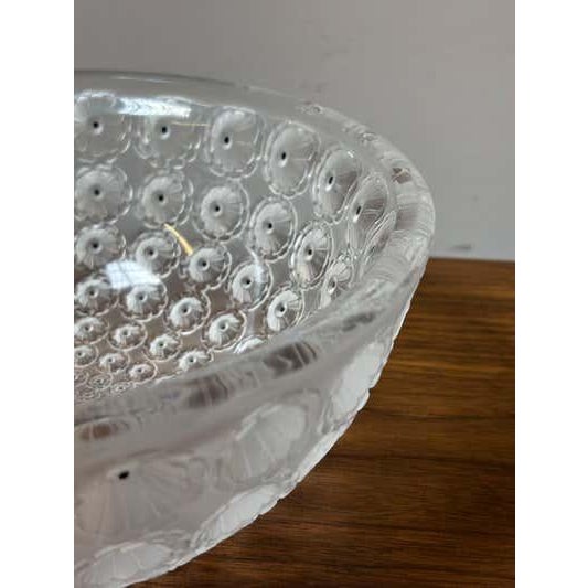 René Lalique Art Deco Nemours Bowl, Glass, France, 10-Inch Diameter For Sale - Image 13 of 13