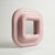 Glass Lolo Mirror in Blush Pink by Tilecito For Sale - Image 7 of 8