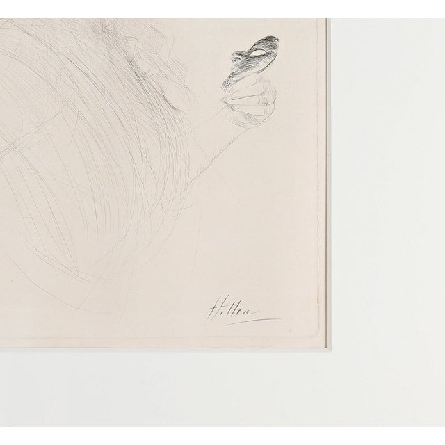 Paul César Helleu, The Mask, Etching For Sale - Image 4 of 7