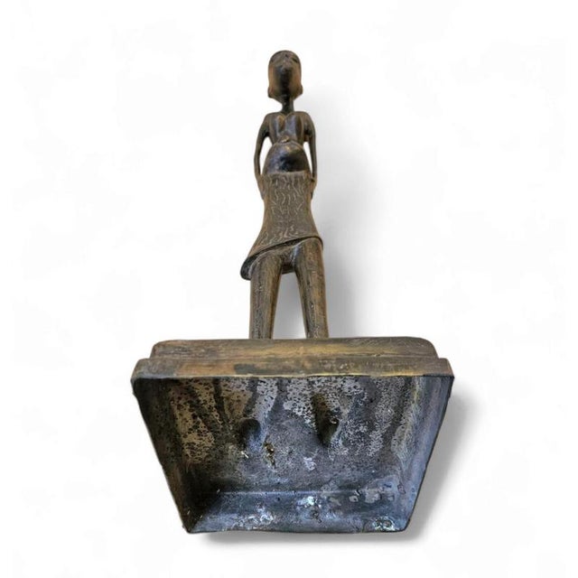 African Bronze Figure, 1970s For Sale - Image 11 of 18