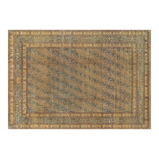 Authentic Persian Meshad Handmade Wool Rug For Sale