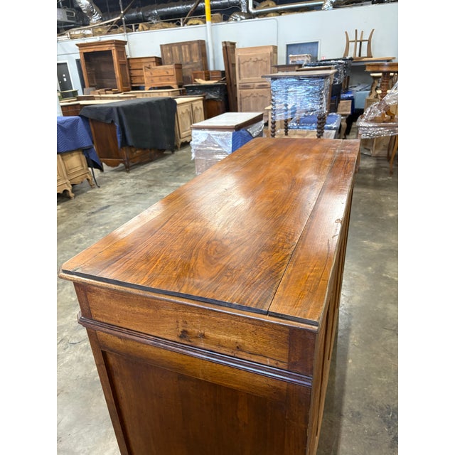 Buffet Louis Phillipe Style Circa 1850 Walnut Wood From South East of France. For Sale In Atlanta - Image 6 of 6