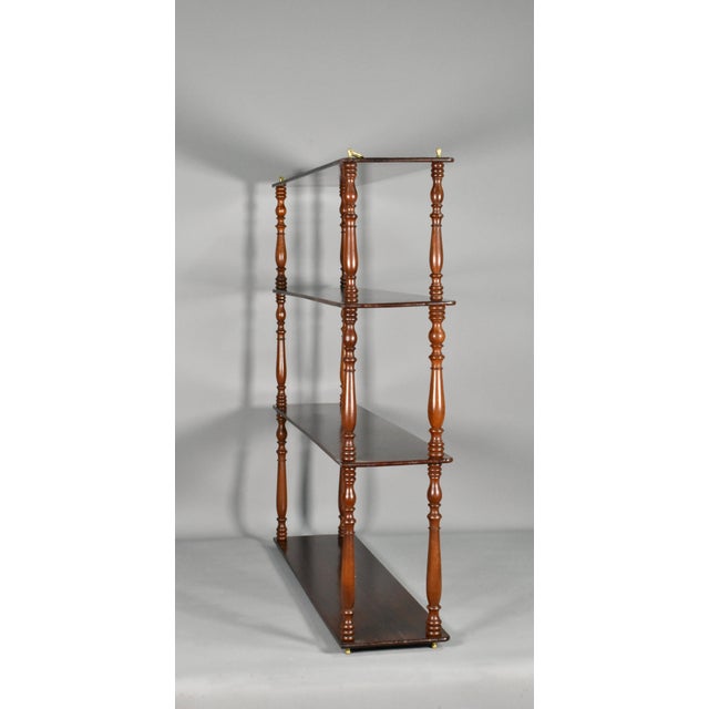 Napoleon III French Mahogany Wall Shelf Étagère, 19th Century For Sale - Image 4 of 15