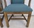 Chippendale Vintage American of Martinsville Chippendale Dining Armchairs Teal Set of 8 For Sale - Image 3 of 15