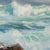 Textile 'Big Surf, Point Lobos' by Edward Norton Ward, California Impressionism, Carmel Art Association, Taos For Sale - Image 7 of 9
