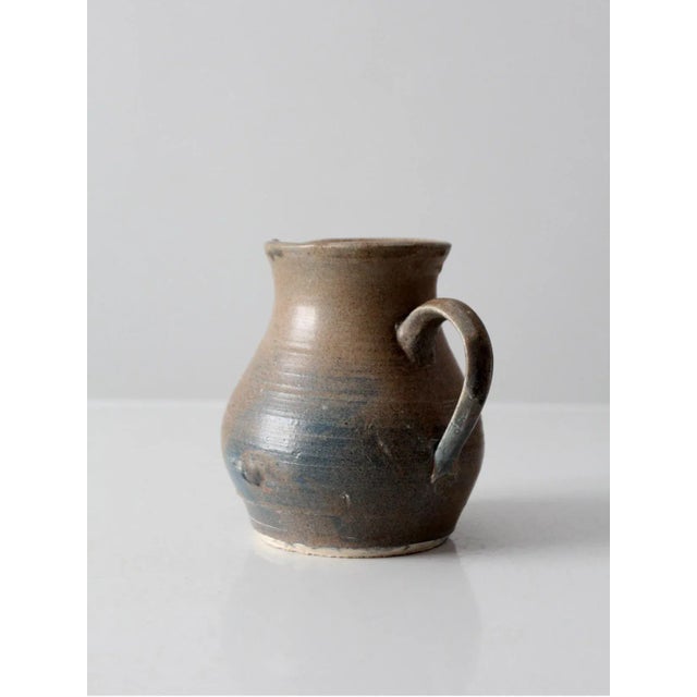 Contemporary Vintage Studio Pottery Pitcher For Sale - Image 3 of 13