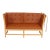 1990s Spoke-Back Sofa in Cognac Bison Leather by Børge Mogensen for Fritz Hansen, 1990s For Sale - Image 5 of 5