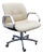 Vintage 1988 Steelcase 454 311 Postmodern Executive Swivel Chair Bouclé Oatmeal For Sale