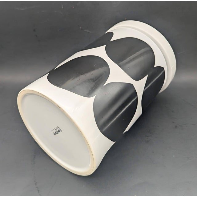 Mid-Century Modern Marimekko Ceramic Kitchen Canister For Sale - Image 3 of 11