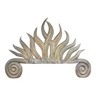 Hollywood Regency Fiber Glass Headboard For Sale