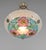 1930s Loys Lucha French Art Deco Pendant Light 1930s - Purple Turquoise Floral Enameled Bowl For Sale - Image 5 of 11
