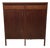 Mid 20th Century Lane Delineator Fitted Interior High Chest Designed by Paul McCobb in Walnut With Chrome Hardware For Sale