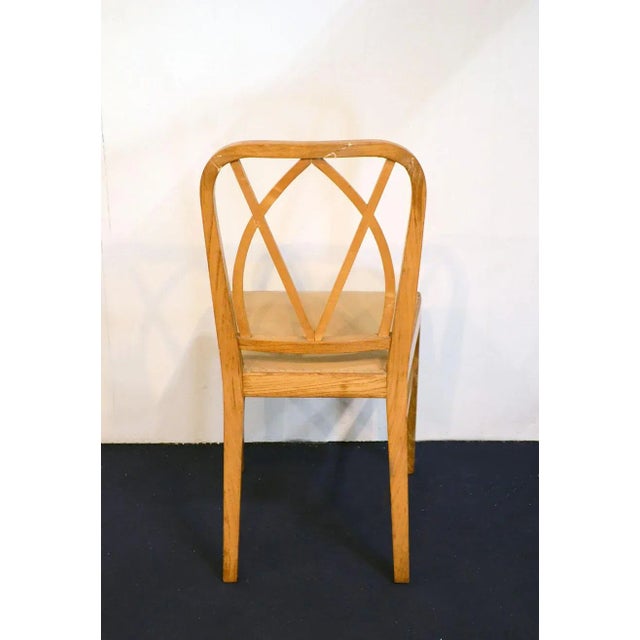 Wood Light Ash Chairs, 1950s, Set of 6 For Sale - Image 7 of 11